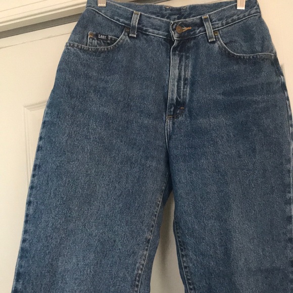 VINTAGE LEE JEANS DEADSTOCK 80S/ 90S STRAIGHT LEG MOM JEAN - Picture 2 of 8